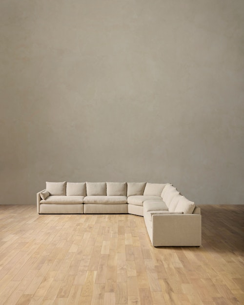 Leighton Track Arm 5-Piece Grand Wedge Sectional